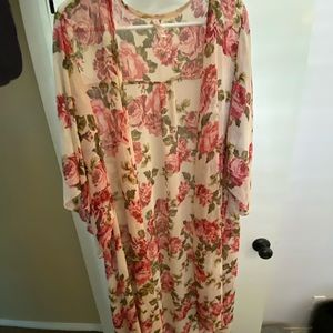 Floral kimono